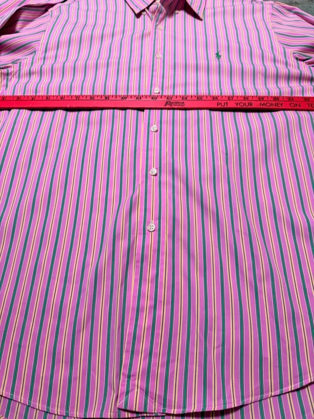 Polo by Ralph Lauren Pink Multi-Stripe Button-Down Shirt